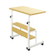 Height Adjustable Rolling Overbed Table – 60cm Mobile Computer & Study Desk on Wheels - Mekamart Australia