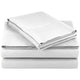 Queen Bed Sheet Set – 1800 Series Microfiber, Deep Pocket, Soft & Breathable, White - Mekamart Australia