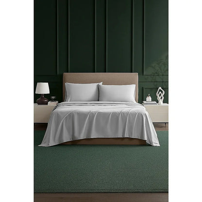Queen Bed Sheet Set – 1800 Series Microfiber, Deep Pocket, Soft & Breathable, White - Mekamart Australia