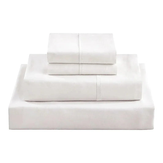 King Bed Sheet Set – 1800 Series Microfiber, Deep Pocket, Soft & Breathable, White - Mekamart Australia