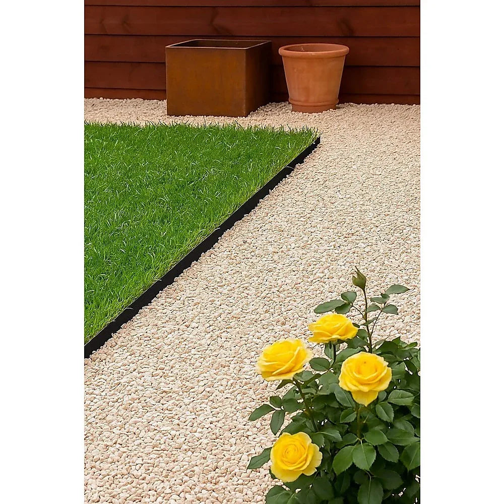Steel Landscape Edging 6 Pack – 100x20cm Rust-Resistant Garden Border Edging - Mekamart Australia