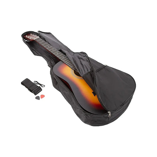 38" Full Size Acoustic Guitar – Beginner Wooden Guitar for Adults & Teens - Mekamart Australia