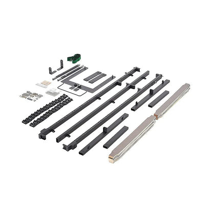 Single DIY Wall Bed Hardware Kit with Silver handle – Frame & Mechanism for Custom Build - Mekamart Australia
