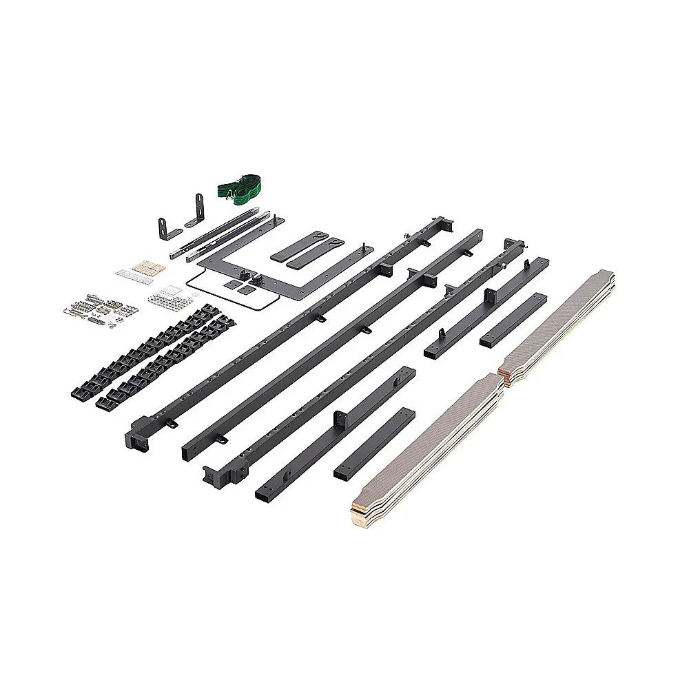 Single DIY Wall Bed Hardware Kit with Gold handle – Frame & Mechanism for Custom Build - Mekamart Australia