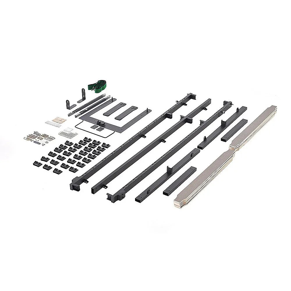 King-single DIY Wall Bed Hardware Kit with Gold handle – Frame & Mechanism for Custom Build - Mekamart Australia