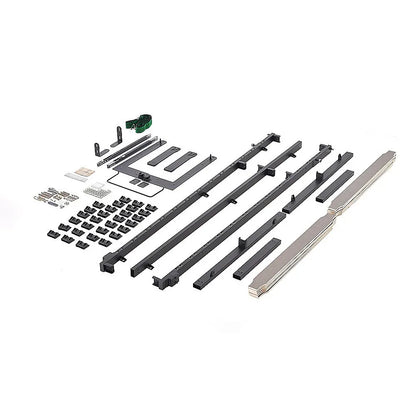 King-single DIY Wall Bed Hardware Kit with Gold handle – Frame & Mechanism for Custom Build - Mekamart Australia
