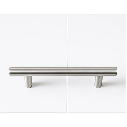 Queen Wall Bed in White Gloss – Space Saving Murphy Bed Kit with Silver Door Handle - Mekamart Australia