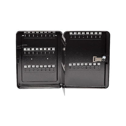 Key Cabinet Lock Box – 72 Key Capacity Wall Mount Secure Storage Organizer
