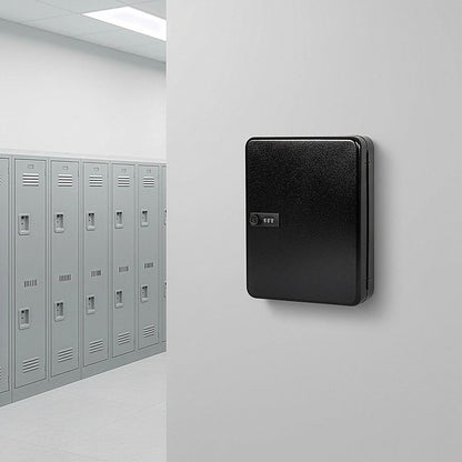 Key Cabinet Lock Box – 72 Key Capacity Wall Mount Secure Storage Organizer