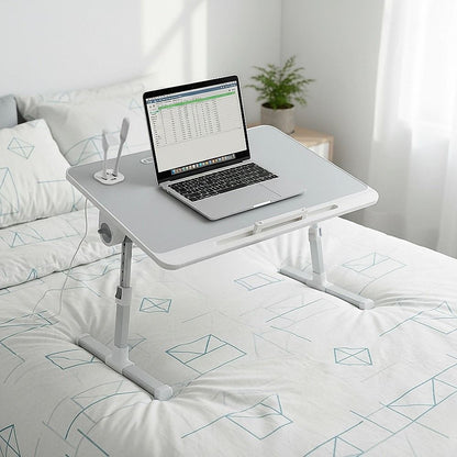 Adjustable Laptop Table Stand Lap Bed Tray for Home Office Use