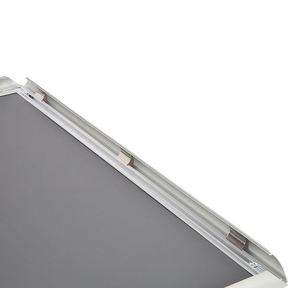 A1 2pc Aluminium Snap Poster Frame Wall Mount Sign Holder Silver