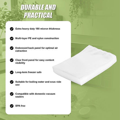 28cm x 40cm 100pcs Vacuum Sealer Bags Food Storage