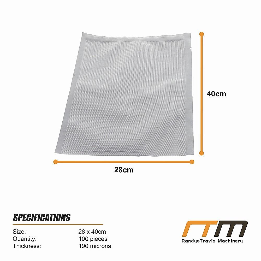 28cm x 40cm 100pcs Vacuum Sealer Bags Food Storage