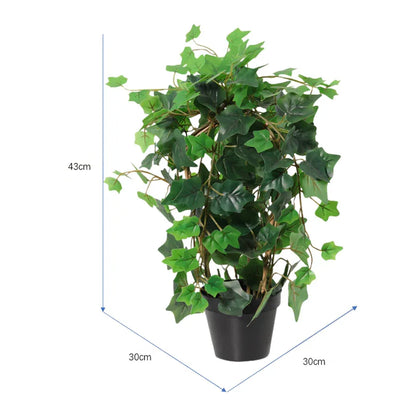 Potted Artificial Ivy Plant 43cm - Mekamart Australia