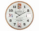 Family Tree Wall Clock w Photo Frames 80cm