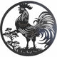 Redlin Rooster Wall Art 40cm