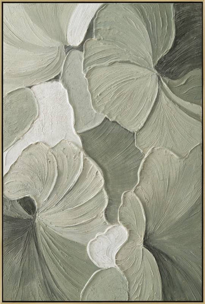 Whirlwind Garden Artwork Framed Wall Art 80x120cm