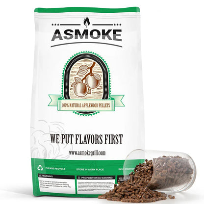 Asmoke 9.5kg of 100% Pure Applewood Pellets - Mekamart Australia
