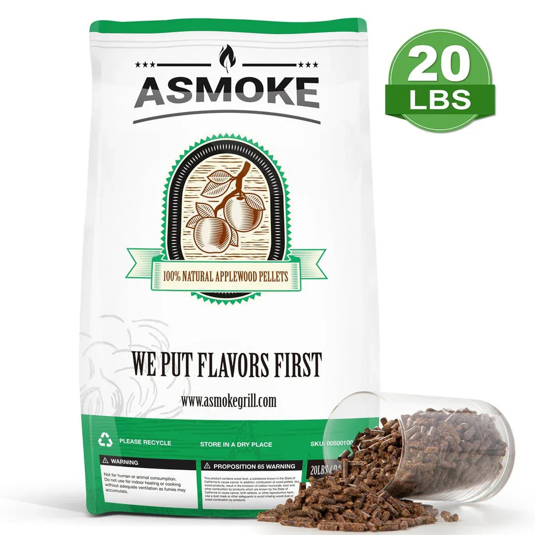 Asmoke 9.5kg of 100% Pure Applewood Pellets - Mekamart Australia