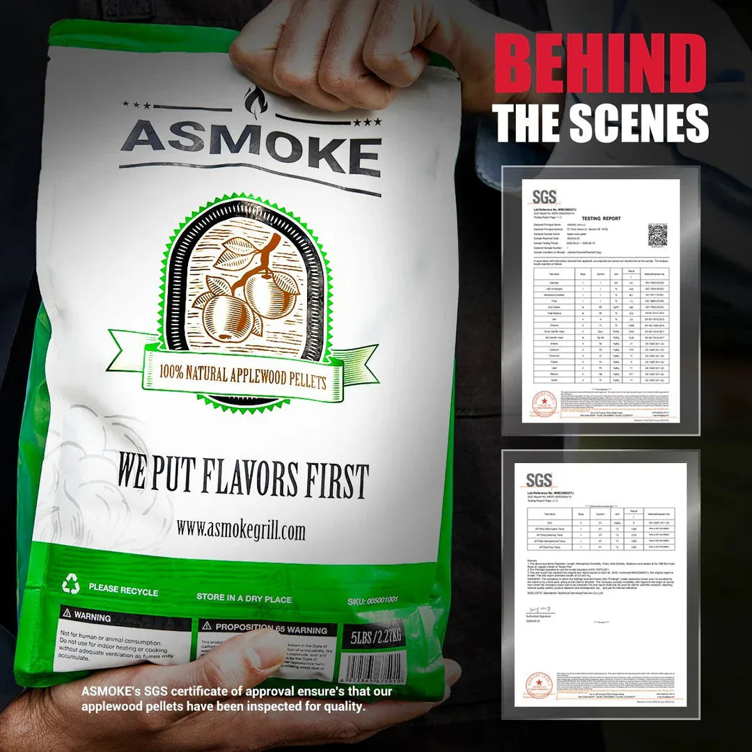 Asmoke 9.5kg of 100% Pure Applewood Pellets - Mekamart Australia
