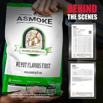 Asmoke 9.5kg of 100% Pure Applewood Pellets - Mekamart Australia