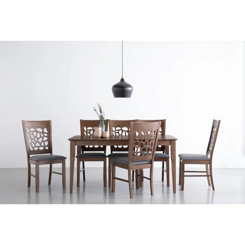Allergo Dining Table 150cm Timber Dining Table - Cocoa - Mekamart Australia