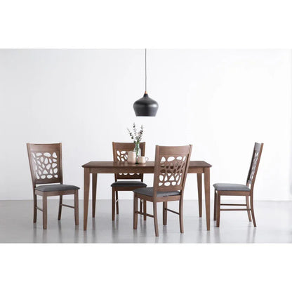 Allergo Dining Table 150cm Timber Dining Table - Cocoa - Mekamart Australia