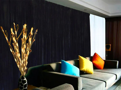 Large Velvet Curtains Black 600x230cm with 4m blockout+30 Hook, Pinch Pleat - Mekamart Australia