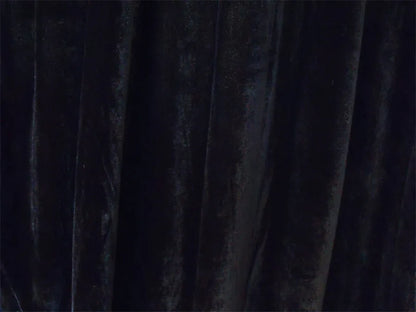 Large Velvet Curtains Black 600cm wide x 230cm Drop PINCH PLEAT+ 30 Hooks New - Mekamart Australia