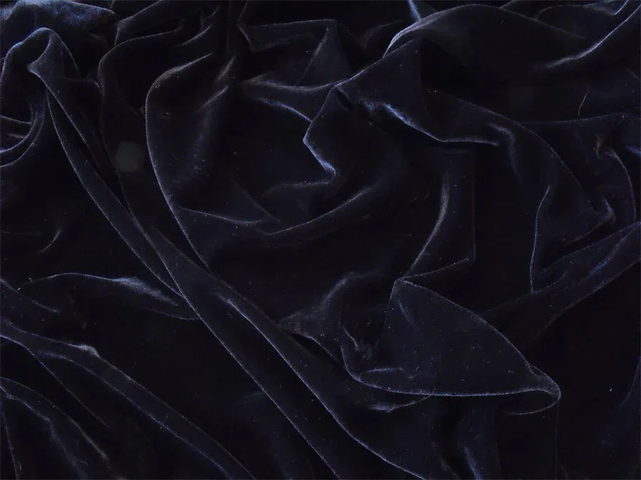 Large Velvet Curtains Black 600cm wide x 230cm Drop PINCH PLEAT+ 30 Hooks New - Mekamart Australia