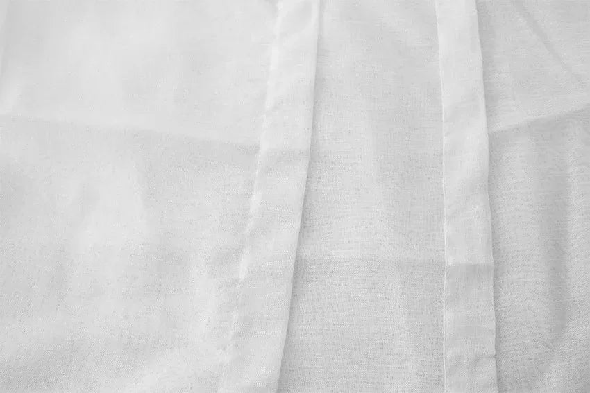 2 Long drop Sheer Voile Curtains 580cm wide 270cm long+30 Hooks Pinch Pleat New - Mekamart Australia
