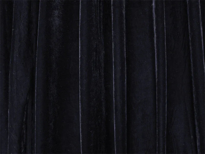 Long Large Thick Black Velvet Curtains 580x270cm+full liner,Blockout,Pinch Pleat - Mekamart Australia