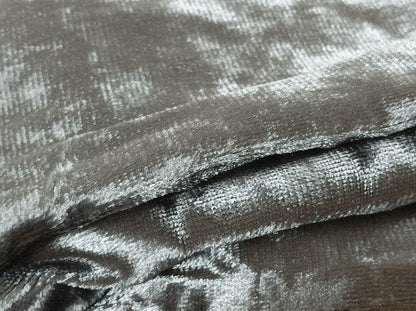 Large Thick Velvet Curtains Warp Knitted Velvet 540x270cm+Hooks Pinch Pleat Grey - Mekamart Australia