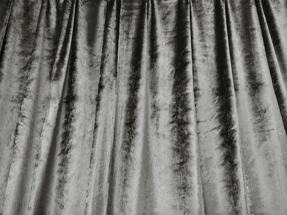 Large Thick Velvet Curtains Warp Knitted Velvet 540x270cm+Hooks Pinch Pleat Grey - Mekamart Australia