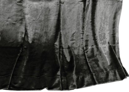 Large Thick Velvet Curtains Warp Knitted Velvet 540x270cm+Hooks Pinch Pleat Grey - Mekamart Australia