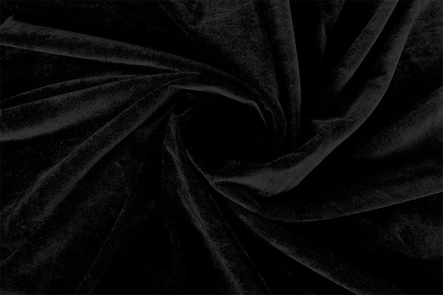 Large Thick Faux Mink Velvet Curtains Blockout 550x 230cm+Hook Pinch Pleat Black - Mekamart Australia