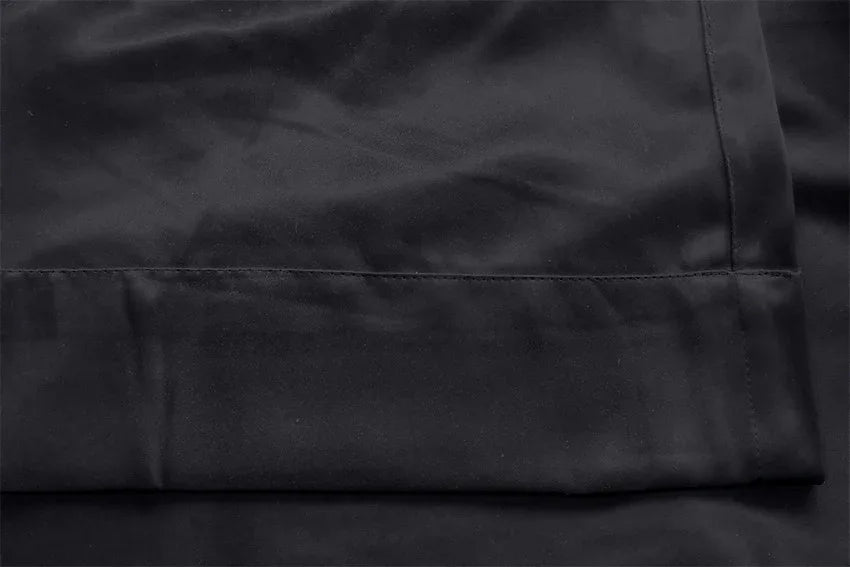 Blockout Curtains 540x230cm PINCH PLEAT Blackout High Level Fabric +Hooks,Black - Mekamart Australia