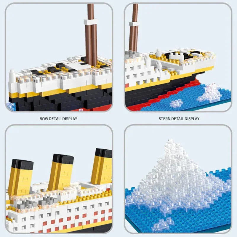 NNEOBA Titanic Ship Toy with LED Light - Mekamart Australia