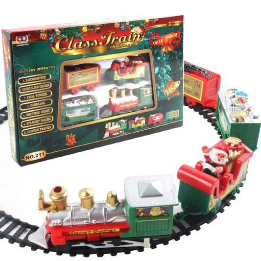Realistic Christmas Electric Train Set - Mekamart Australia