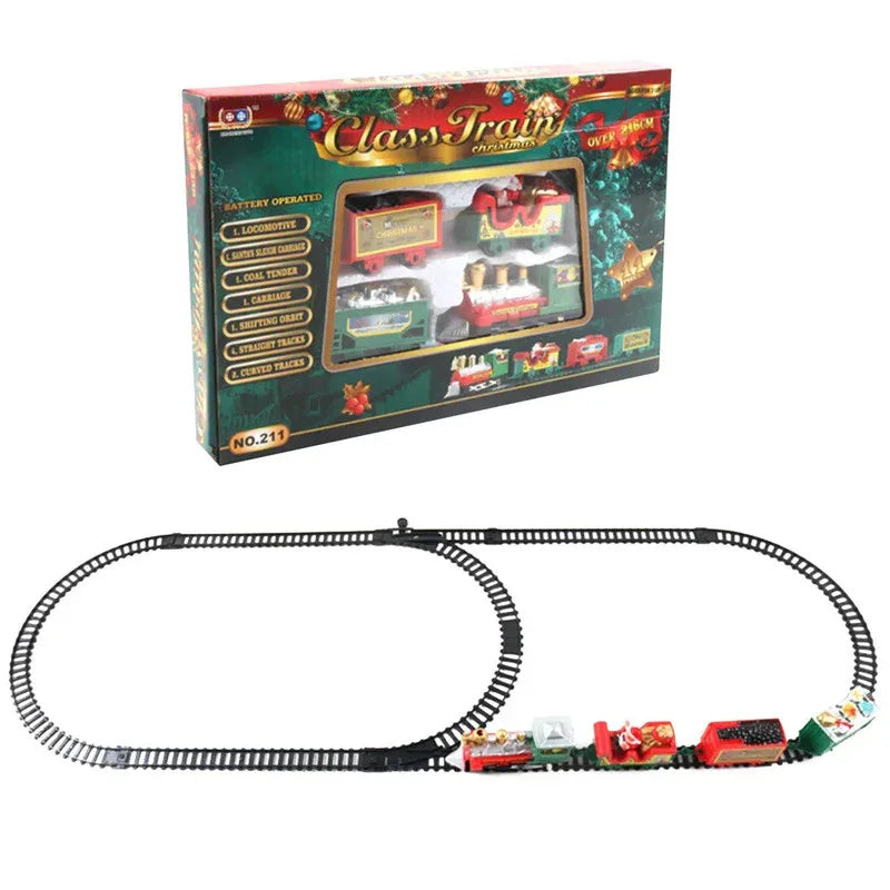 Realistic Christmas Electric Train Set - Mekamart Australia