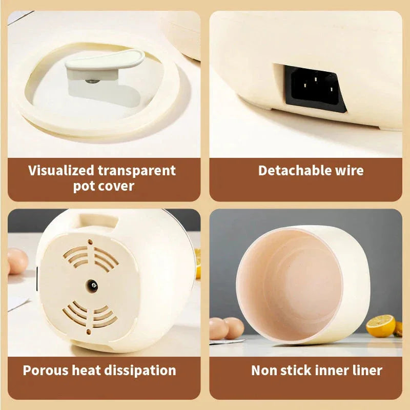 NNEOBA 1.8L Multifunctional Electric Mini Rice Cooker - Mekamart Australia