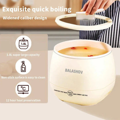 NNEOBA 1.8L Multifunctional Electric Mini Rice Cooker - Mekamart Australia