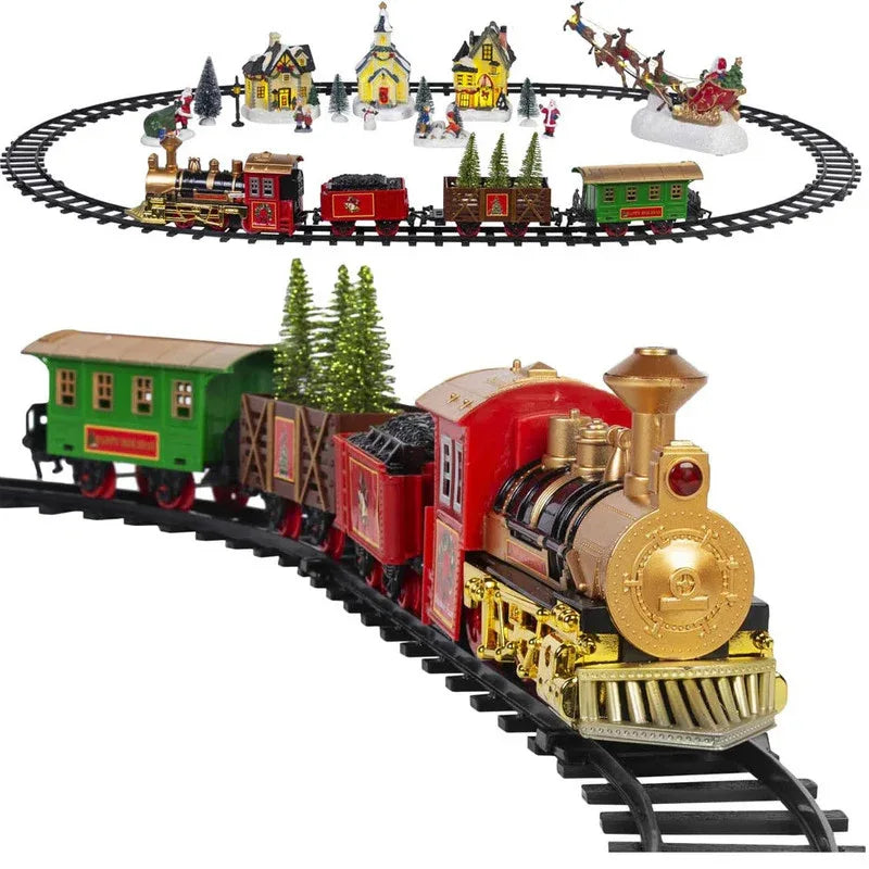 NNEOBA Christmas Village Train Set - Mekamart Australia
