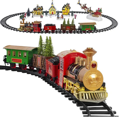 NNEOBA Christmas Village Train Set - Mekamart Australia