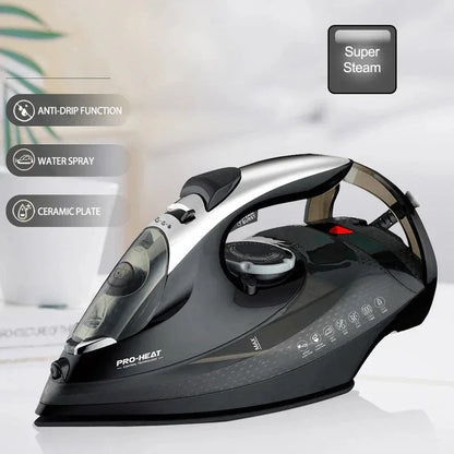 2200W Professional Steam Iron with Ceramic Soleplate - Mekamart Australia