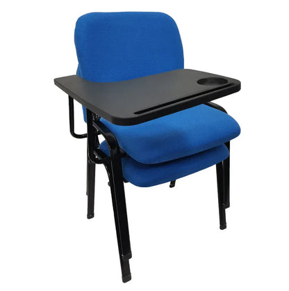 NNECN Lecture Chair with Table Top for Classroom Lecture Training Conference (Set of 6-Blue) - Mekamart Australia