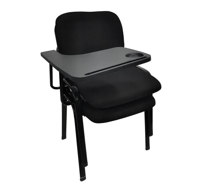 NNECN Lecture Chair with Table Top for Classroom Lecture Training Conference (Set of 6-Black) - Mekamart Australia