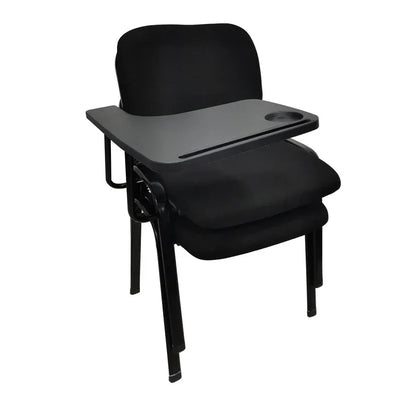 NNECN Lecture Chair with Table Top for Classroom Lecture Training Conference (Set of 6-Black) - Mekamart Australia