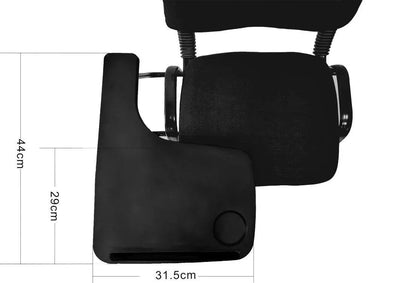 NNECN Lecture Chair with Table Top for Classroom Lecture Training Conference (Set of 6-Black) - Mekamart Australia