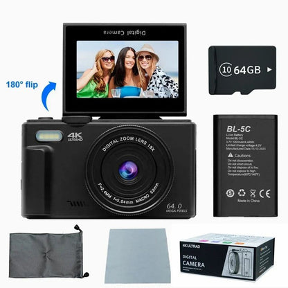4K Digital Camera for Photography